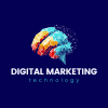 Colorful Brain Digital World Technology Logo